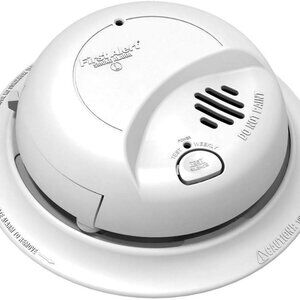 9120B Smoke Detector, Hardwired Alarm with Battery Backup, 6-Pack